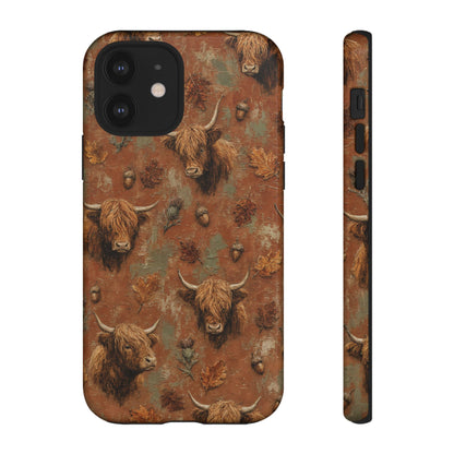 Autumn Highland Cow Tough Case