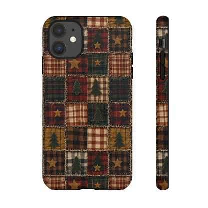 Christmas Rag Quilt Tough Case