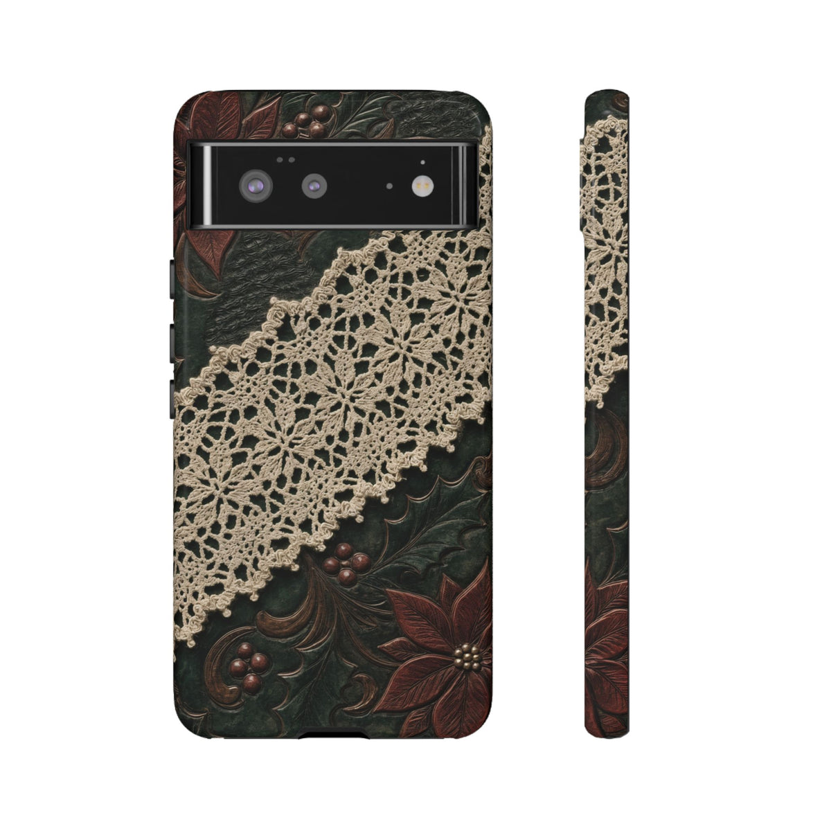 Poinsettia Lace Tough Case