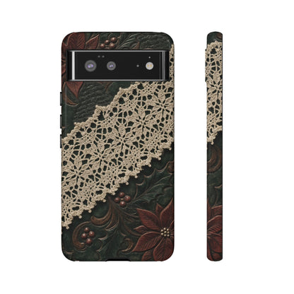 Poinsettia Lace Tough Case