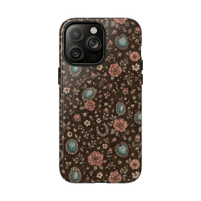 Turquoise Roses Magnetic Case