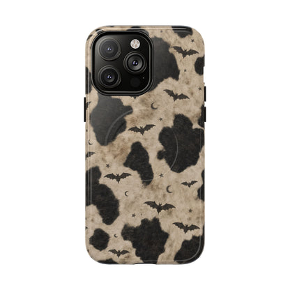 Cowhide Bats Magnetic Case