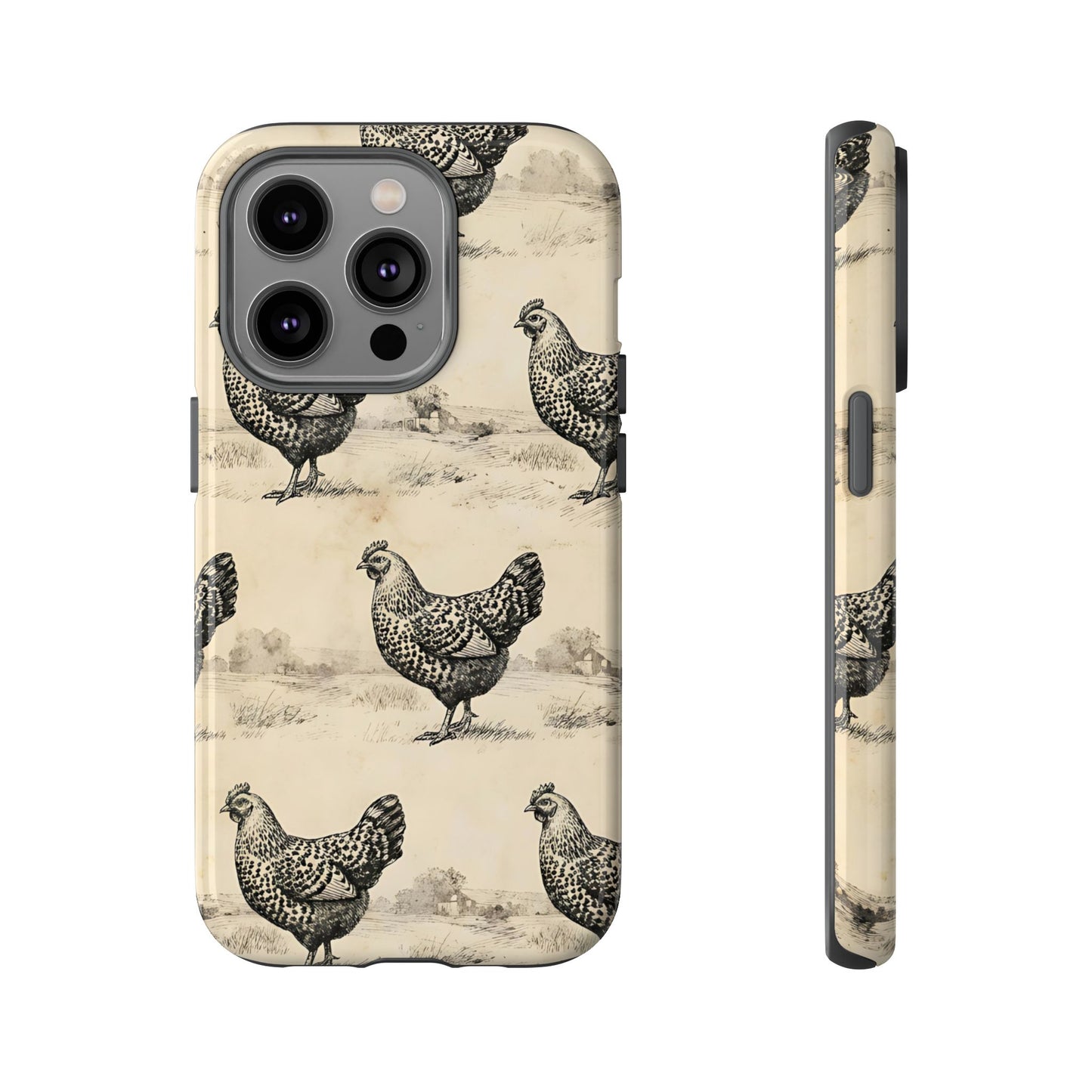 Vintage Chickens Tough Case