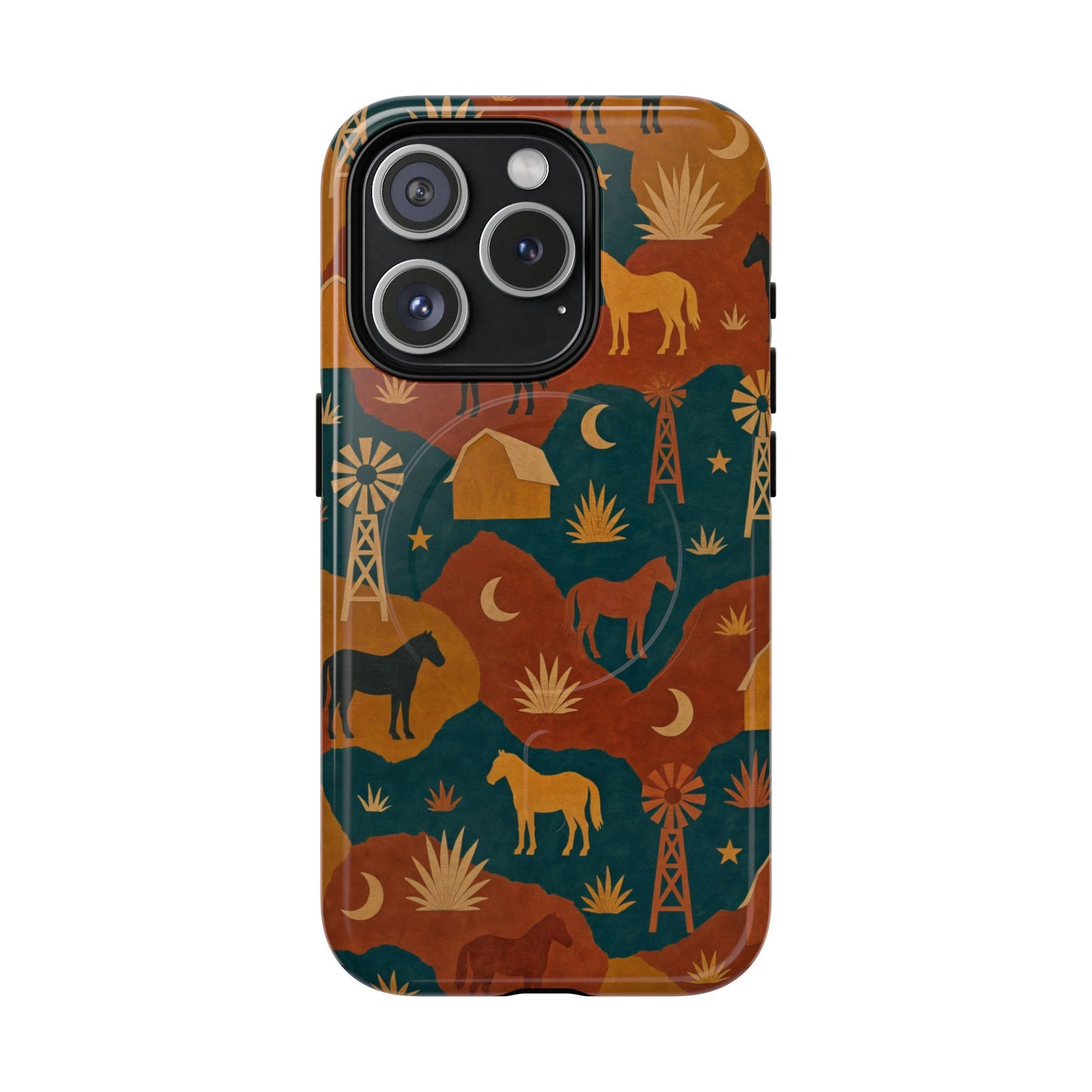 Ranch Horses Magnetic Case