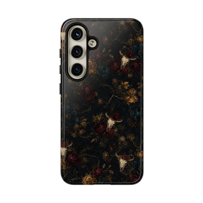 Bull Skull Bloom Tough Case
