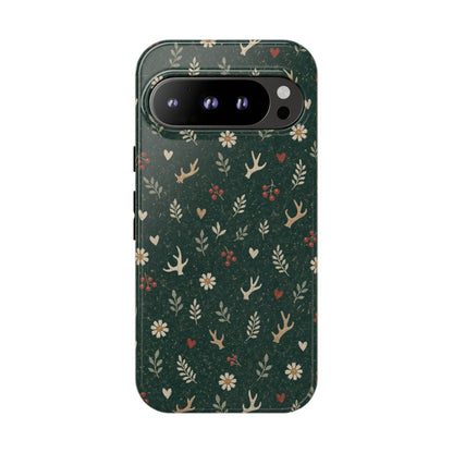 Antler Daisies Evergreen Tough Case