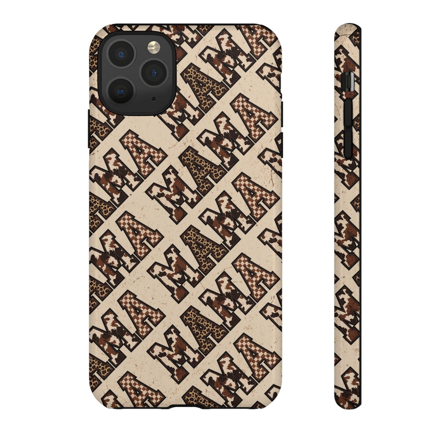 Grunge Cowhide Mama Tough Case