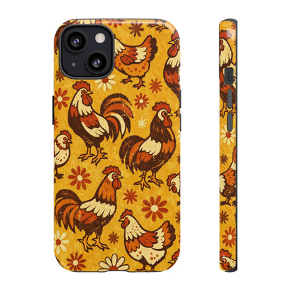 Retro Chickens Tough Case