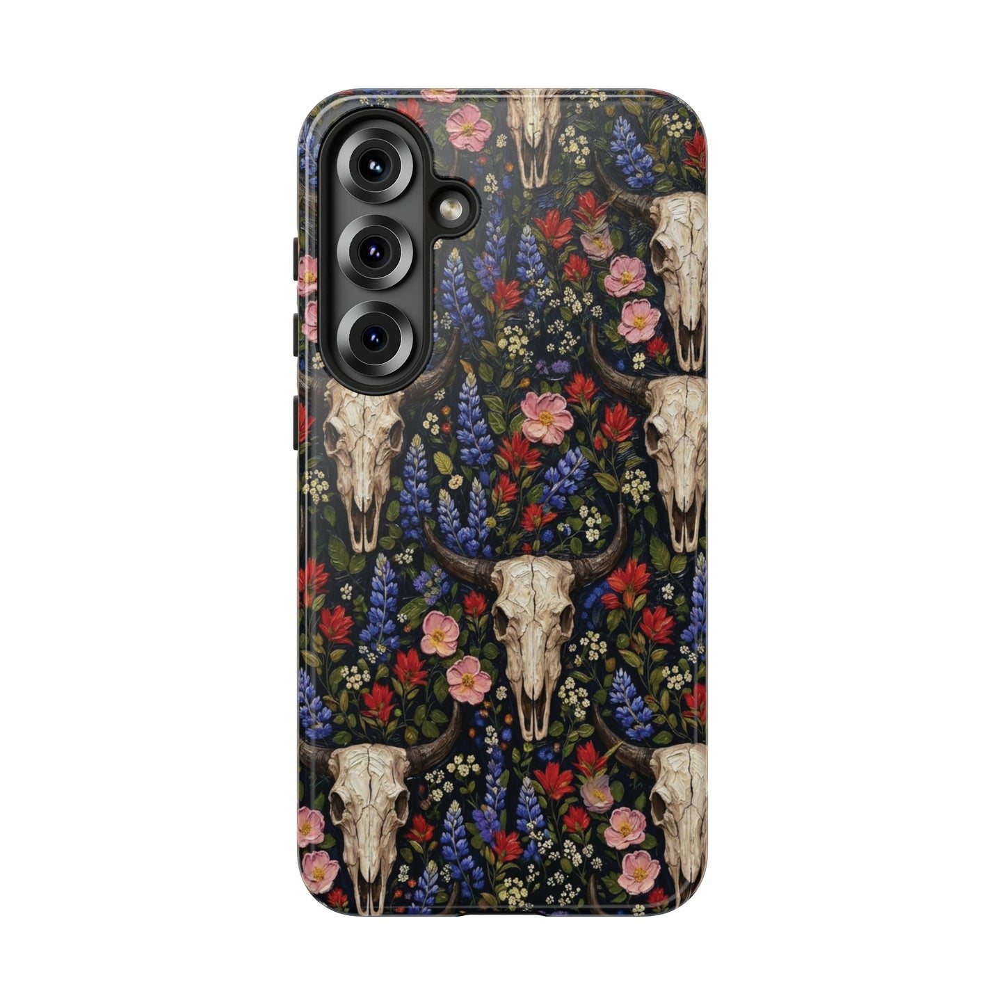 Floral Skull Tough Case