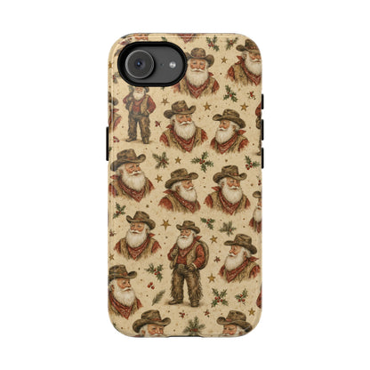 Cowboy Santa Portraits Tough Case