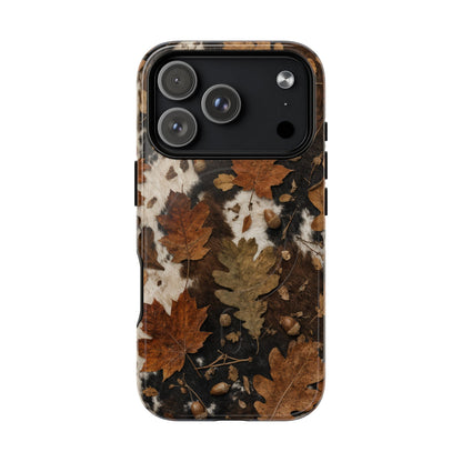 Cowhide Oak Magnetic Case