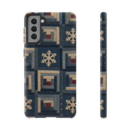 Snowflake Quilt Tough Case