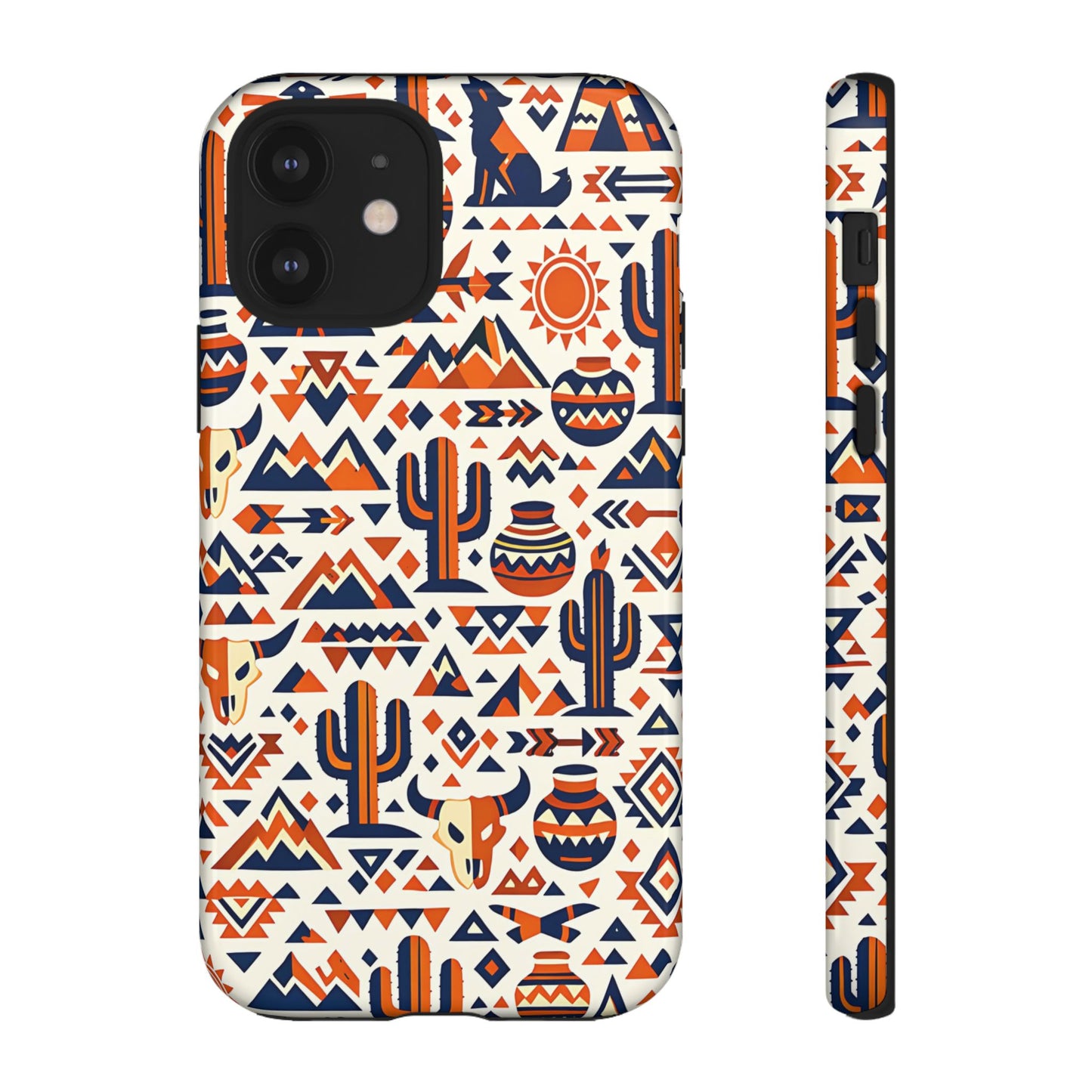 Southwest Tribal Orange Tough Case
