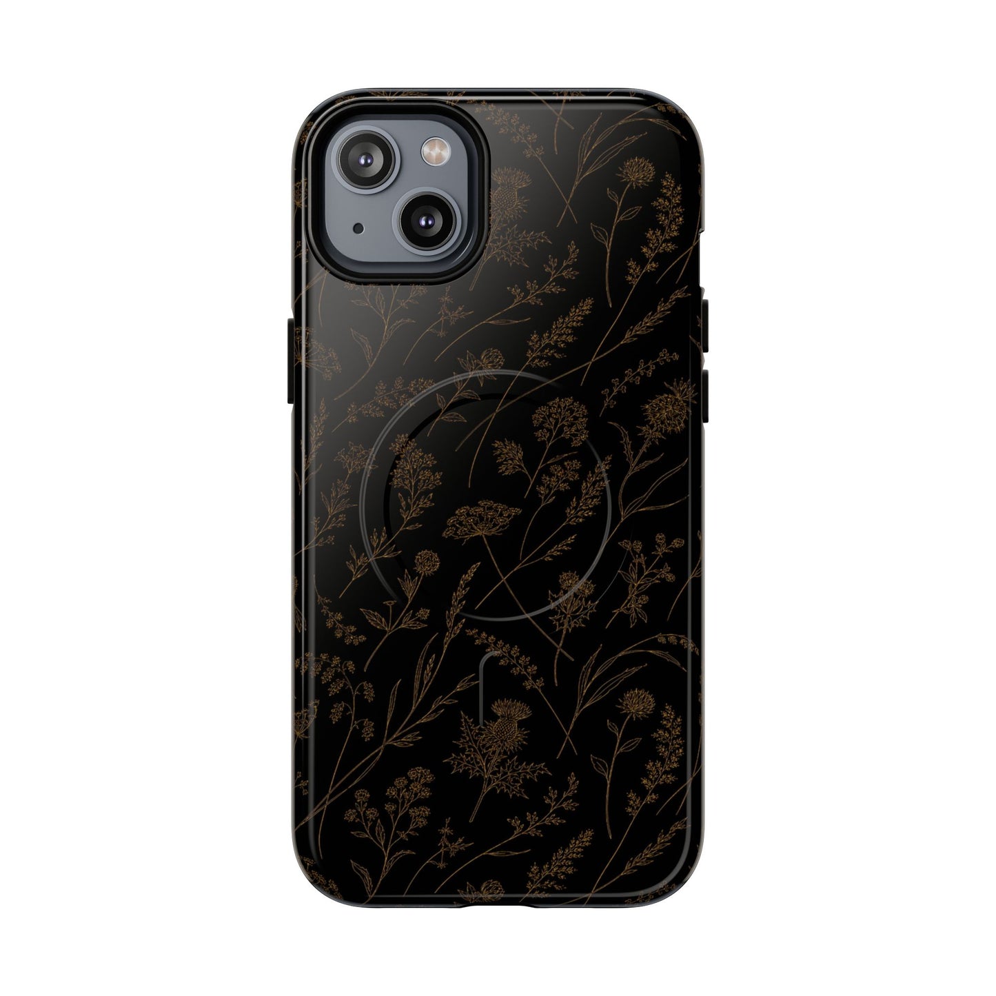 Gold Wildflowers Magnetic Case