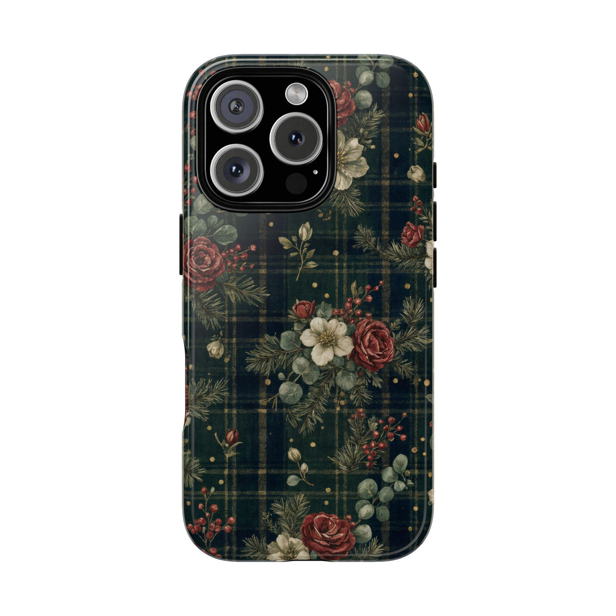 Tartan Roses Tough Case