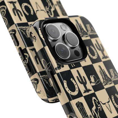 Western Checkerboard Tough Case