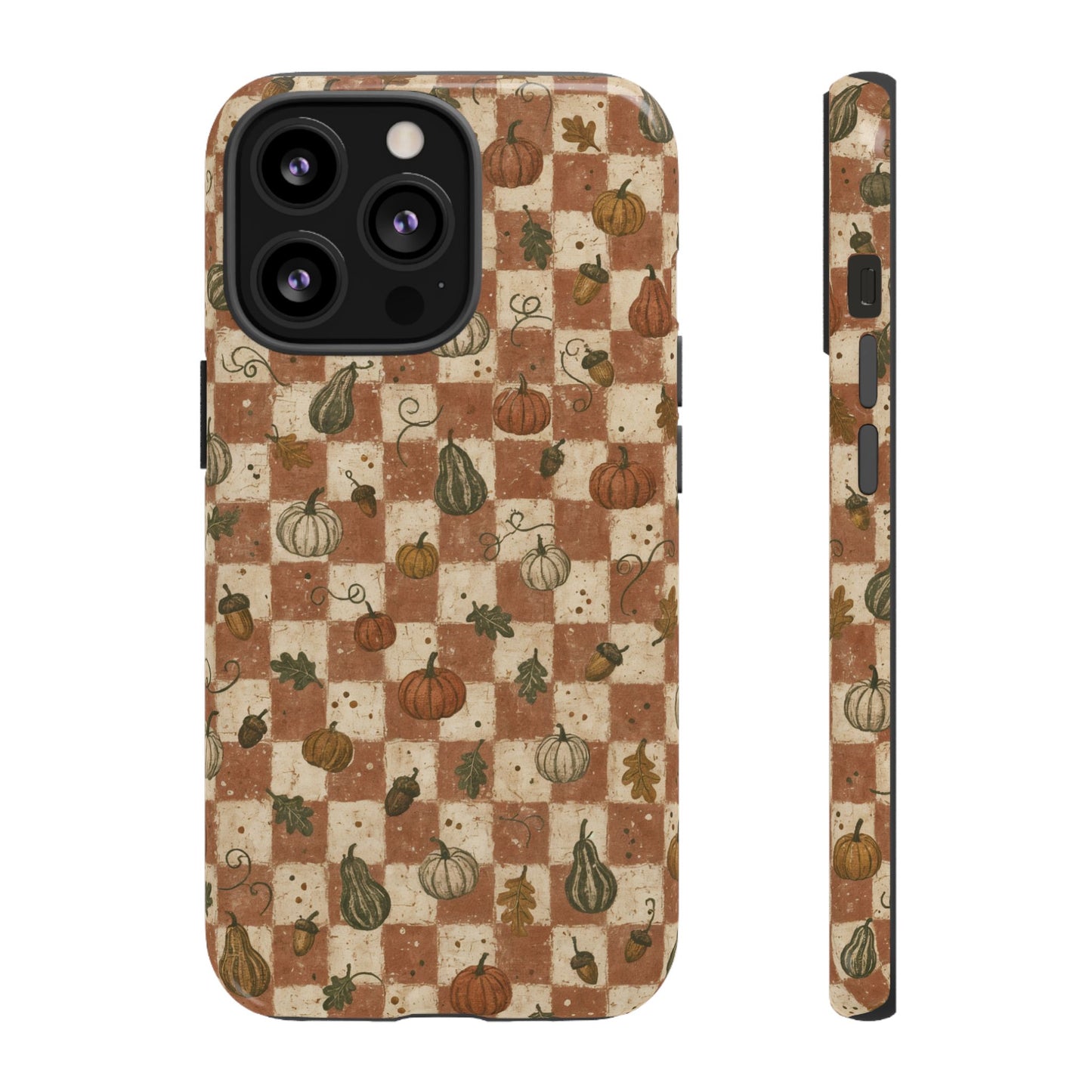 Pumpkin Checker Tough Case