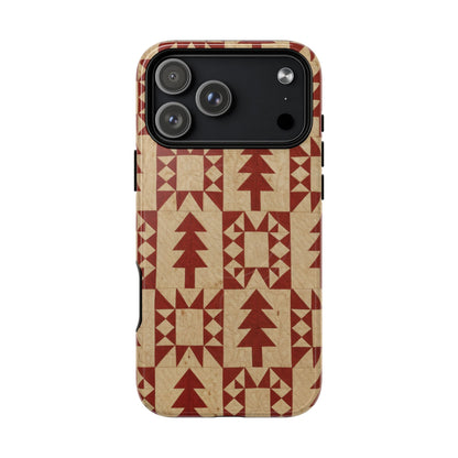 Pine Quilt Magnetic Case