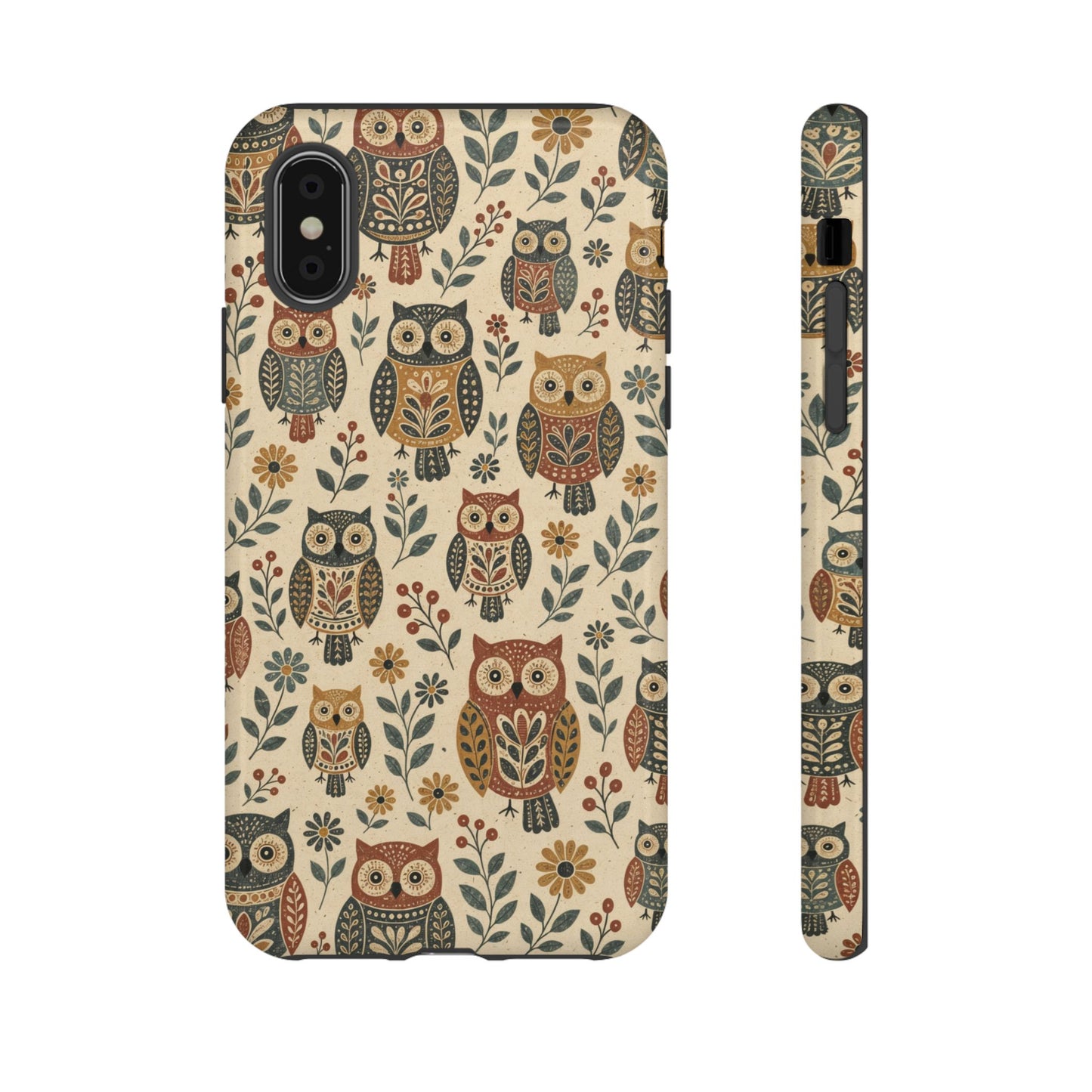 Folk Owls Tough Case