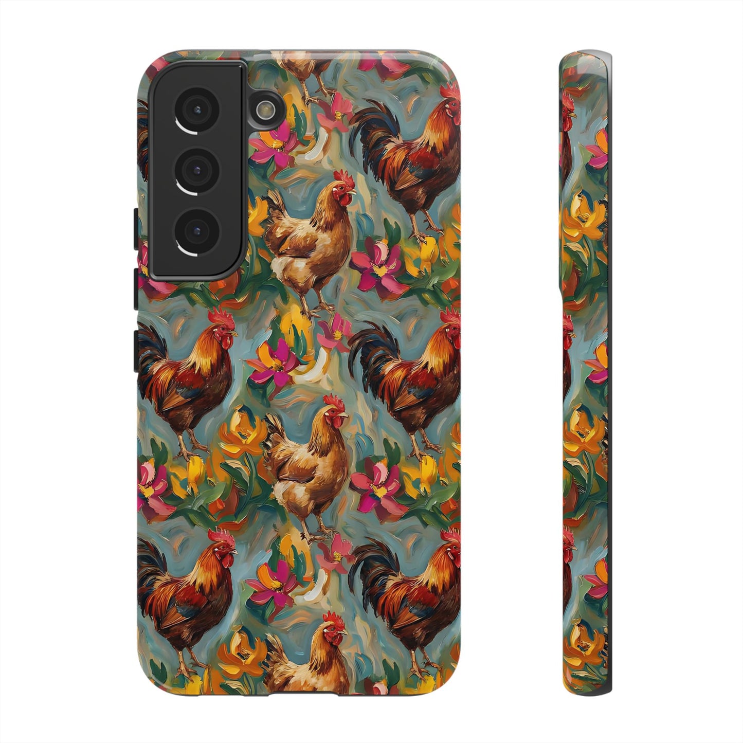 Painted Chickens Tough Case
