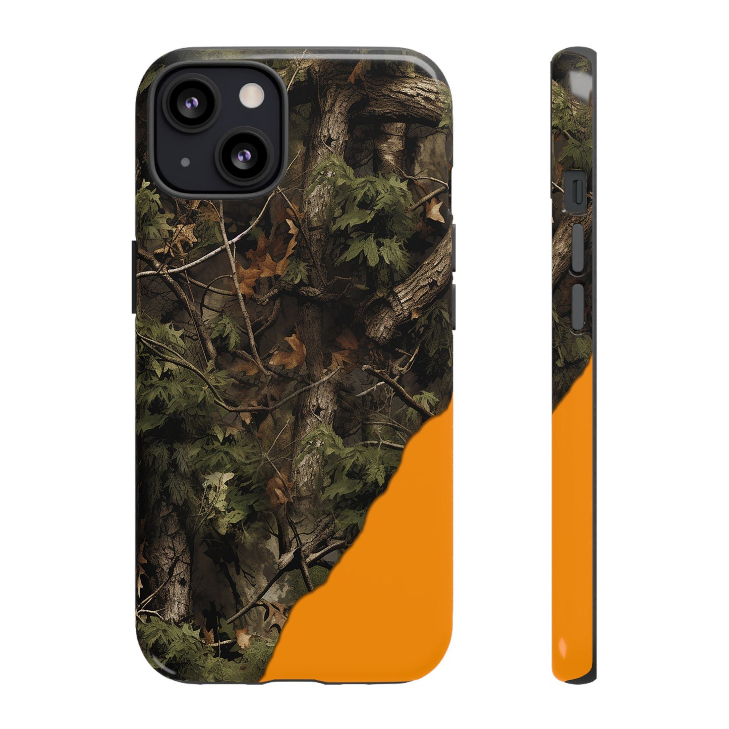 Torn Camo Orange Tough Case