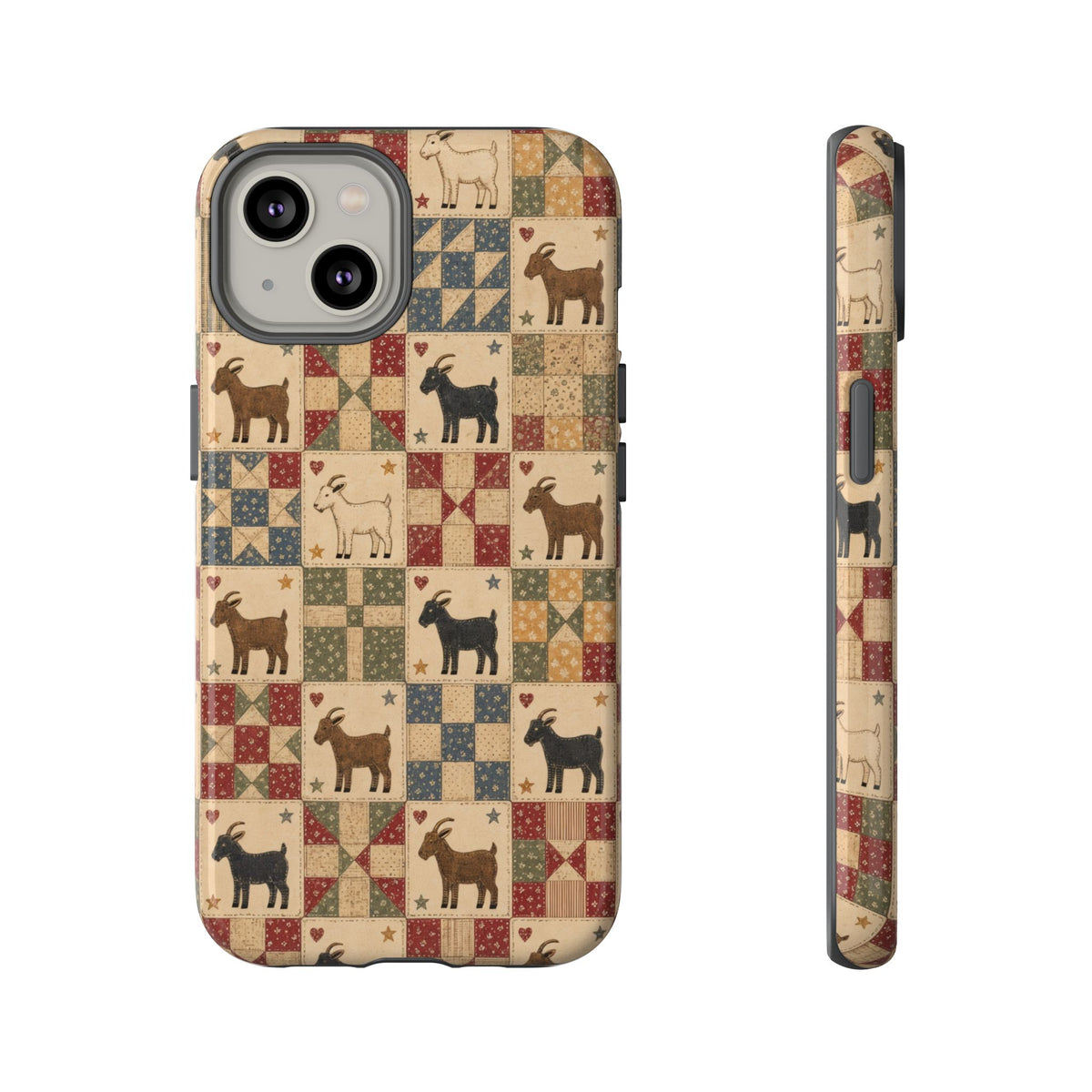 Goat Quilt Tough Case