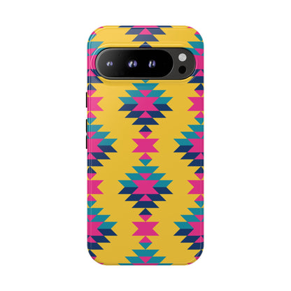 Yellow Pink Aztec Phone Case