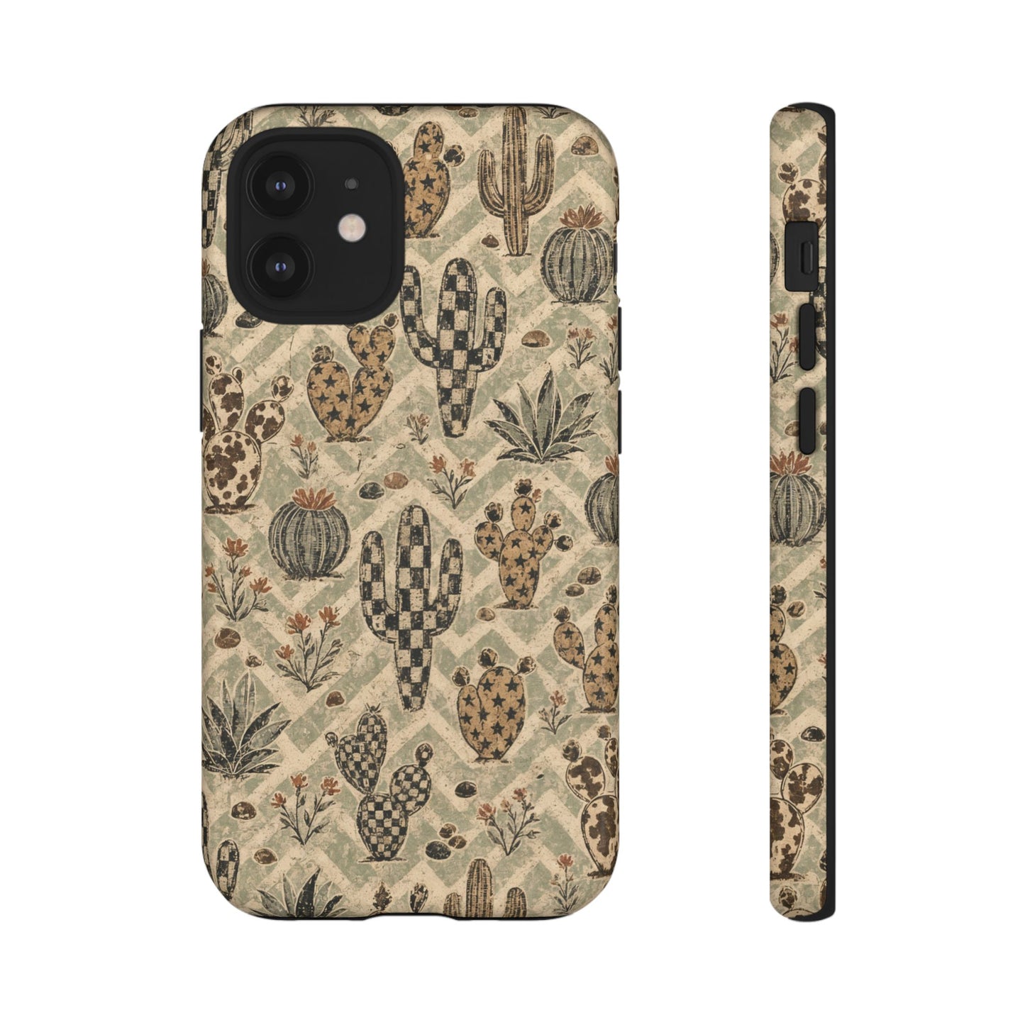 Checkered Cactus Tough Case
