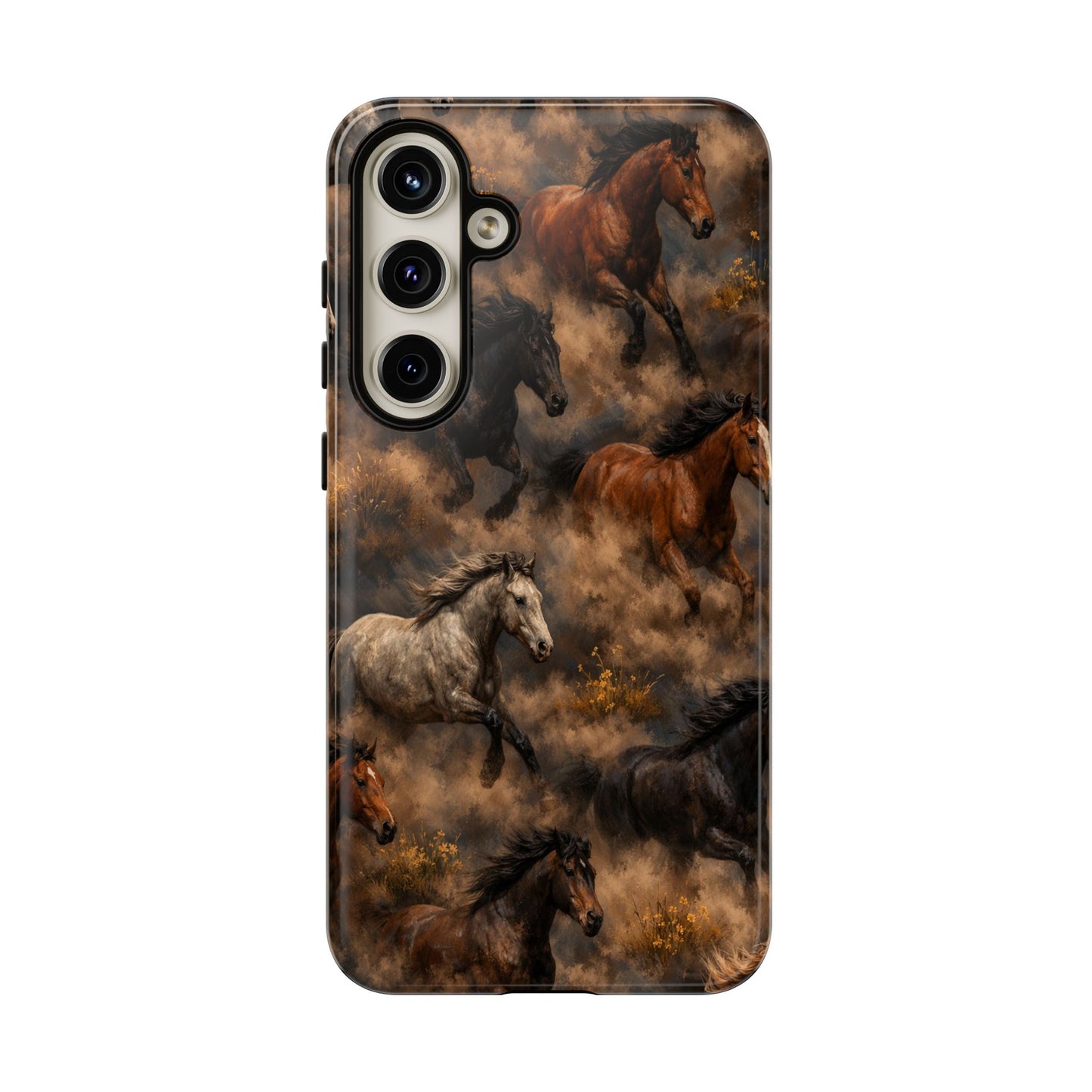 Running Horses Tough Case