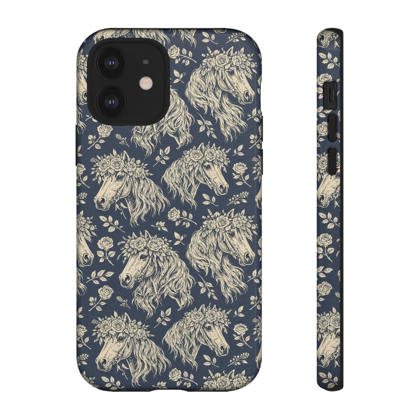 Floral Horses Tough Case