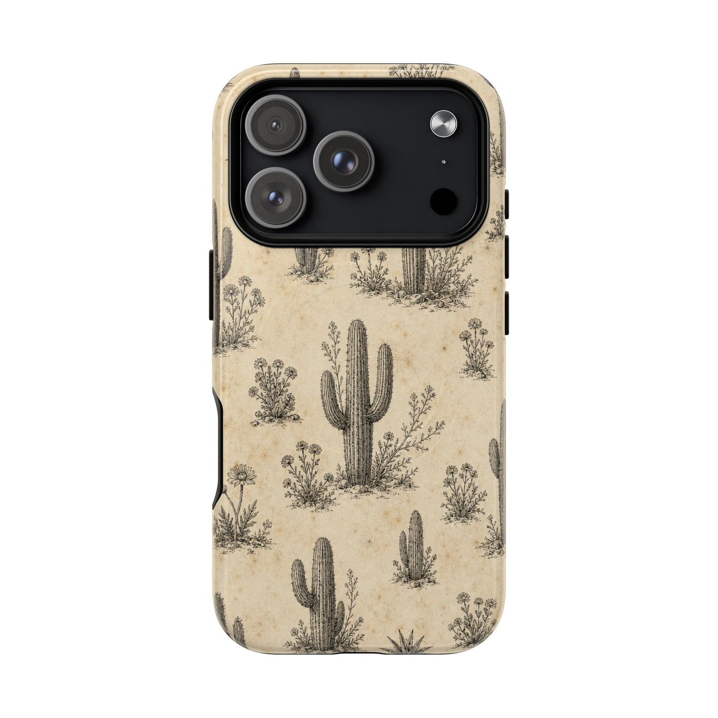 Cactus Sketch Magnetic Case