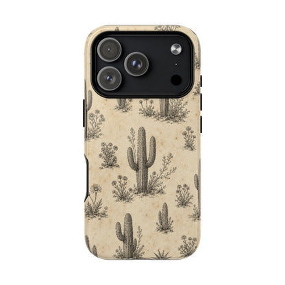 Cactus Sketch Magnetic Case