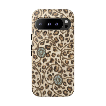 Leopard Rope Conchos Tough Case