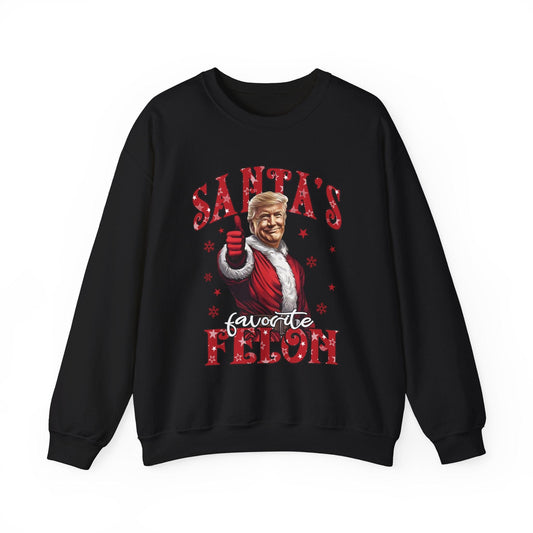 Santa's Favorite Felon Trump 2024 Sweatshirt