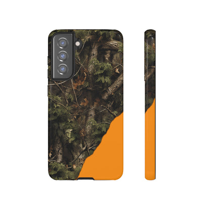 Torn Camo Orange Tough Case
