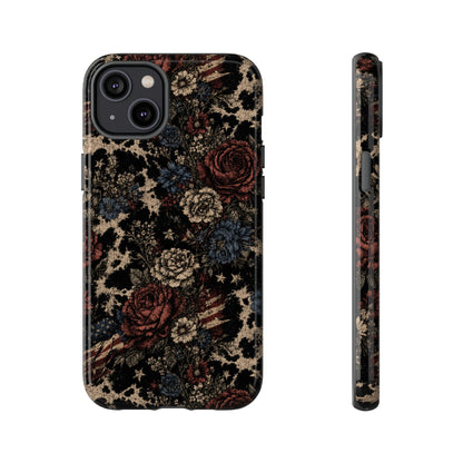 USA Cowhide Bloom Tough Case