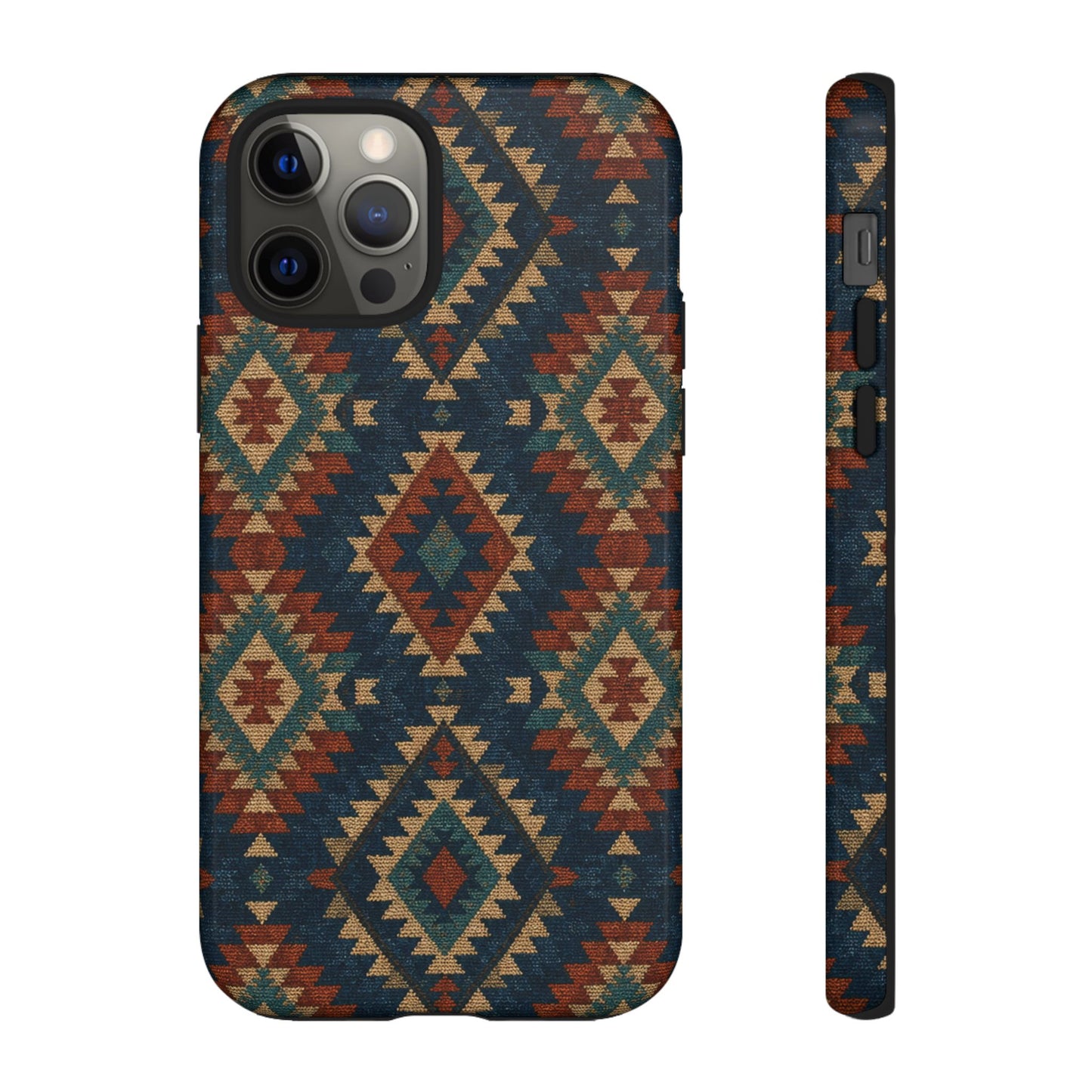 Navy Aztec Tough Case