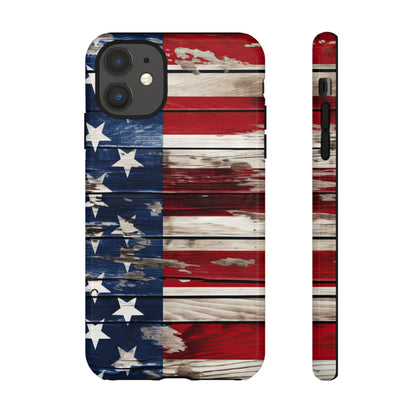 Wood Stars Stripes Tough Case