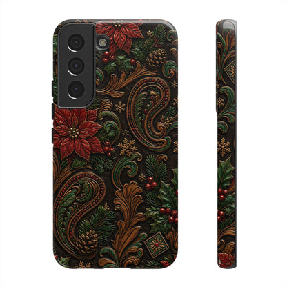 Carved Christmas Paisley Tough Case