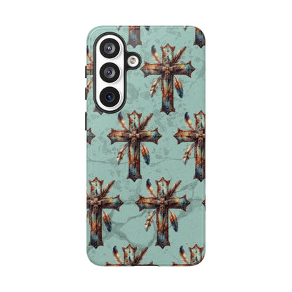 Crosses And Feathers Tough Case