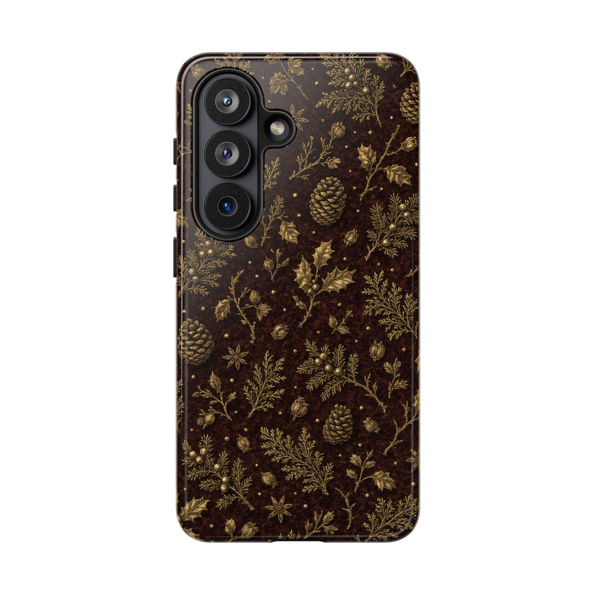 Brass Winter Botanicals Tough Case