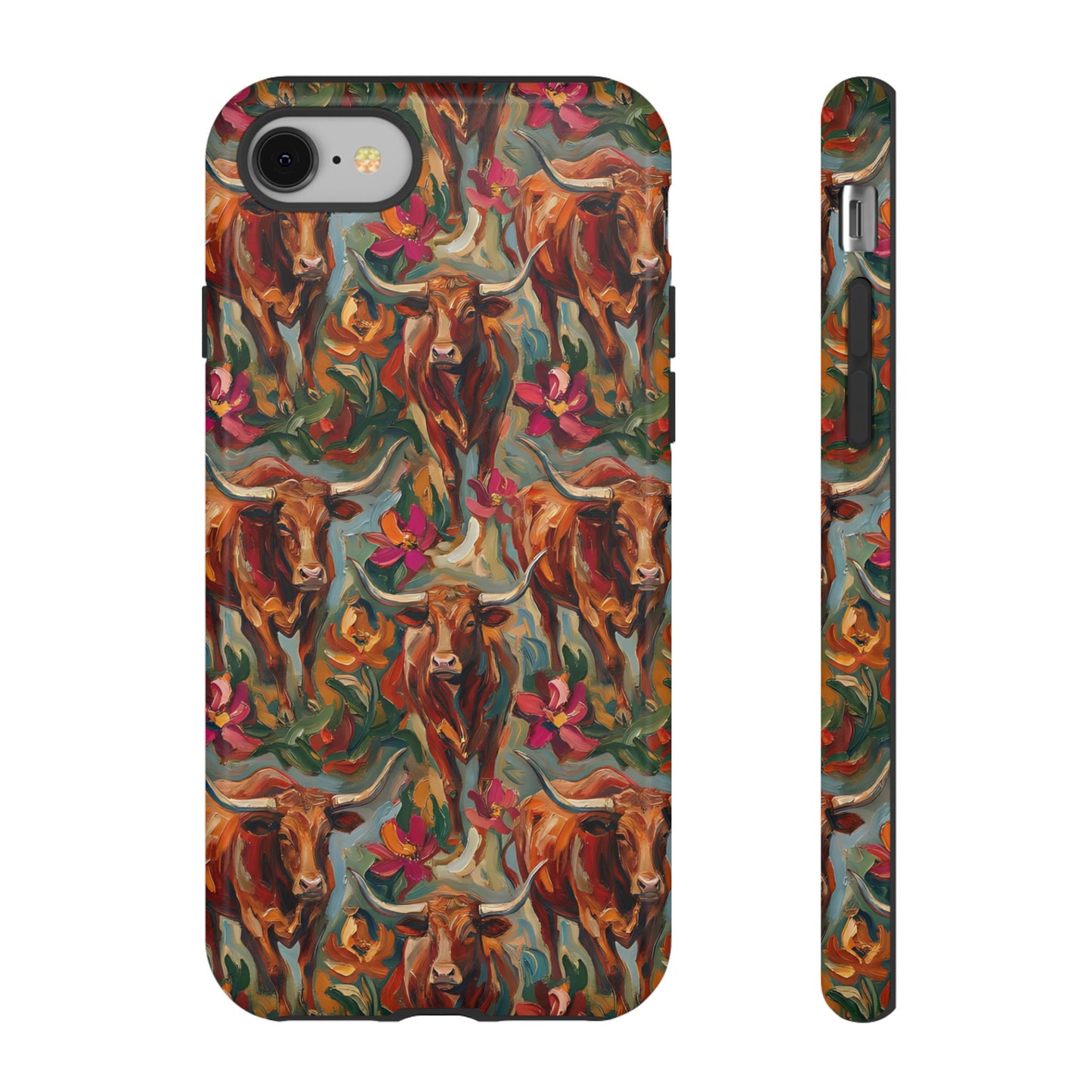 Painted Longhorns Tough Case