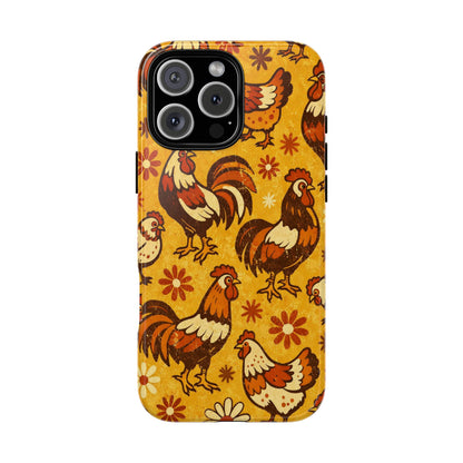 Retro Chickens Tough Case