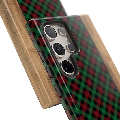 Red Green Plaid Phone Case