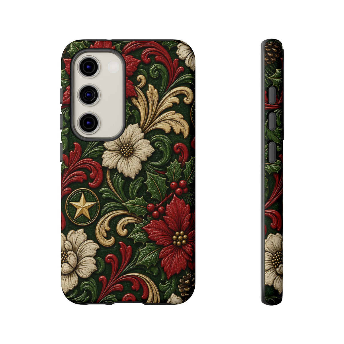 Tooled Christmas Stars Tough Case