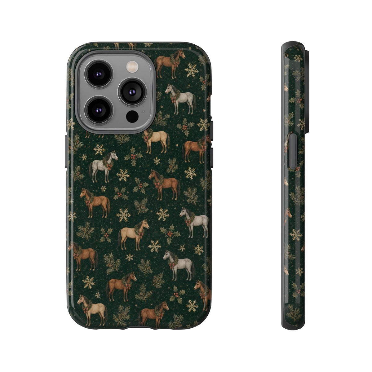 Evergreen Horses Tough Case