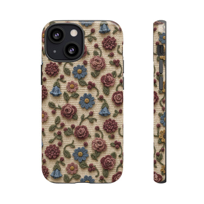 Crochet Flower Garden Tough Case