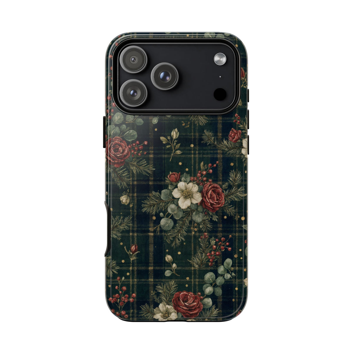 Tartan Roses Tough Case