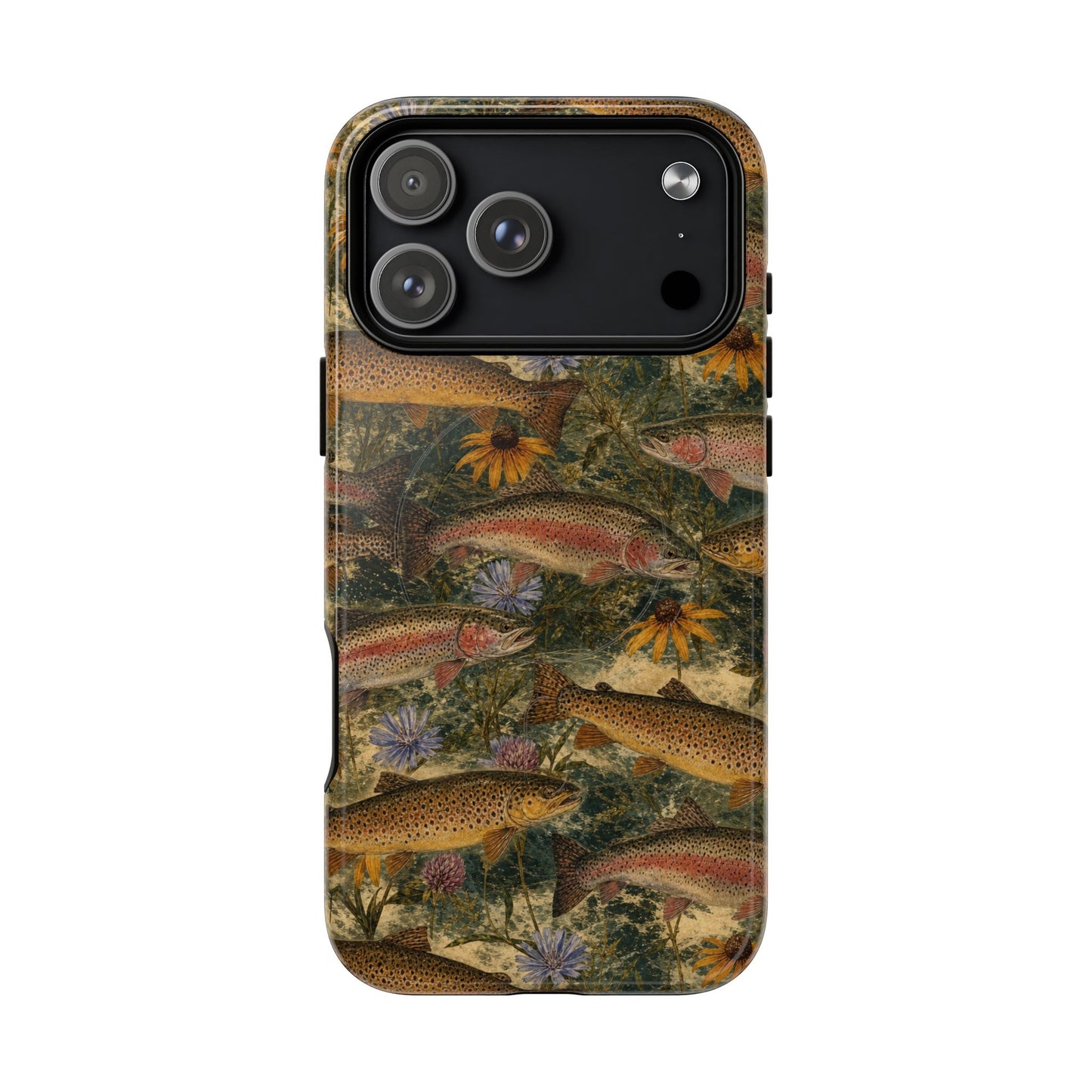 Floral Trout Magnetic Case