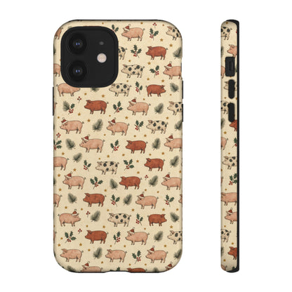 Santa Pigs Tough Case